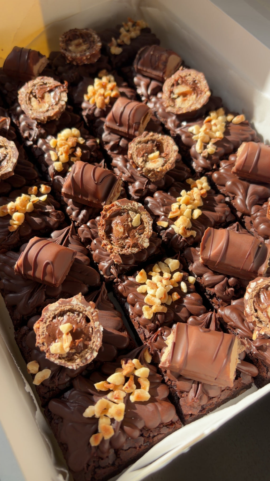 Flavoured brownies
