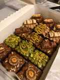 Decorated occasional brownies