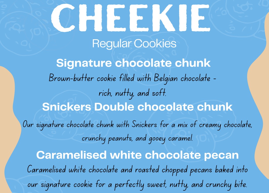 Assorted box of 6 regular cookies